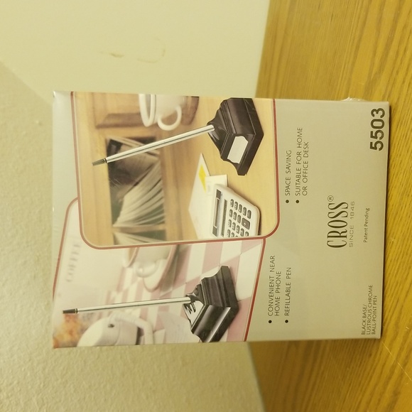 Cross BlackBase/Lustrous Chrome Ball Point Pen 5503 - Picture 3 of 6